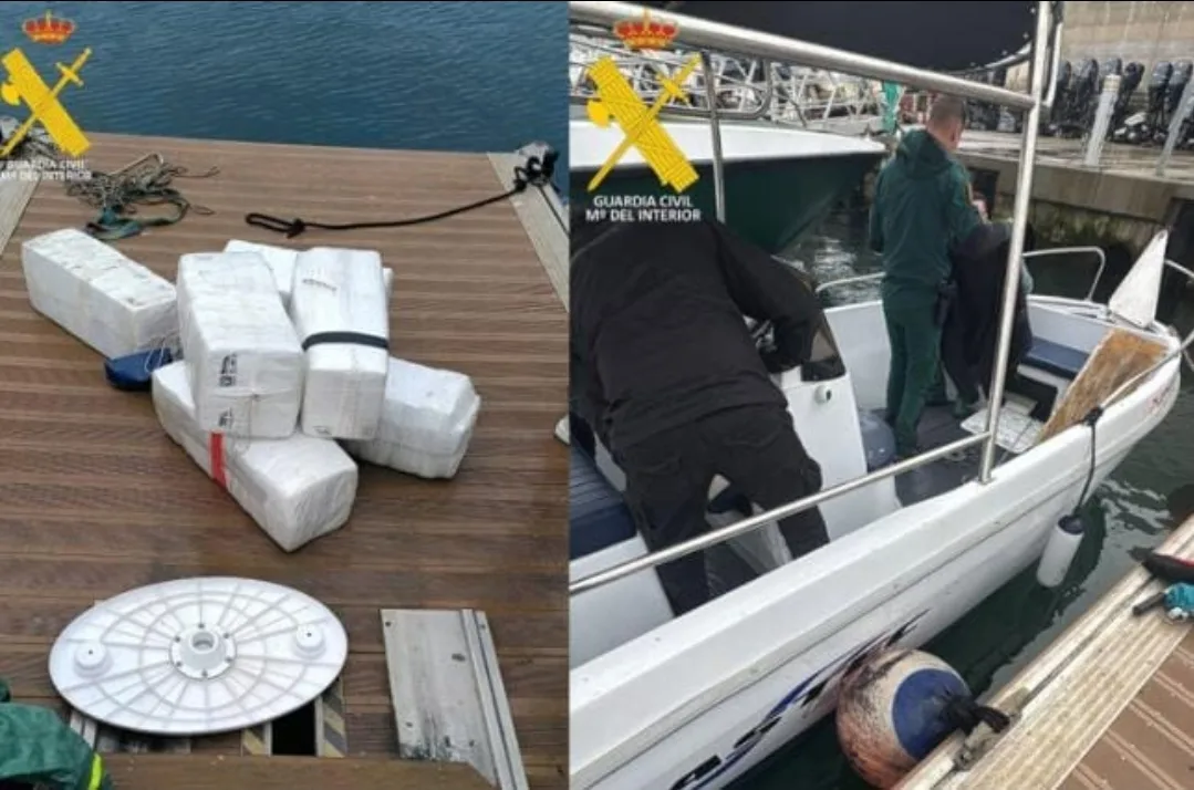 سبتة :     الحرس المدني يوقف زورقاً محمّلاً بالحشيش … وضربة جديدة لشبكات التهريب عبر المضيق