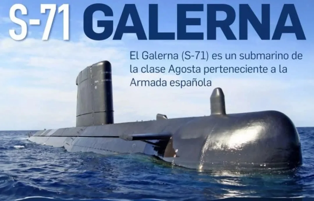 إسبانيا تنشر الغواصة “غاليرنا” في البحر الأبيض المتوسط قبالة المياه الإقليمية للجزائر والمغرب