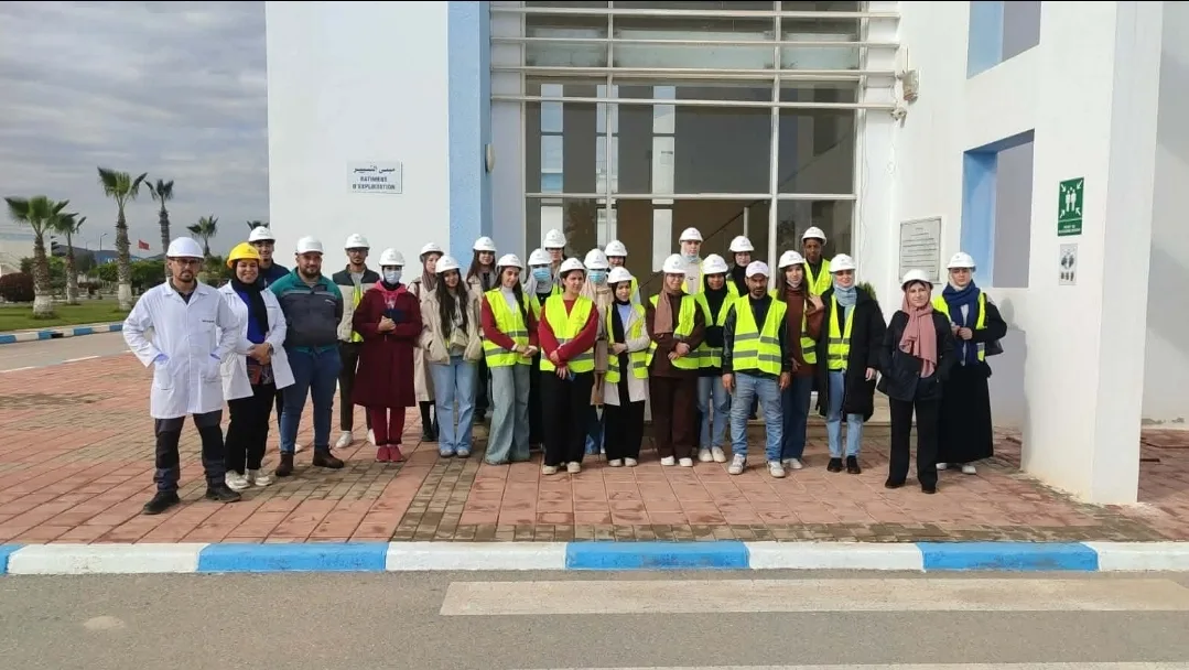 الناظور :    طلبة المدرسة العليا للتكنولوجيا في زيارة ميدانية لمحطة التطهير السائل