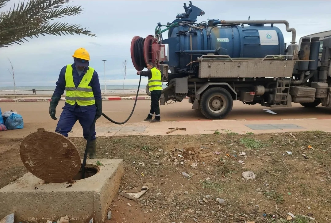 الناظور :    الشركة الجهوية متعددة الخدمات تتخذ تدابير وقائية لمواجهة الفيضانات بعد التساقطات المطرية الغزيرة