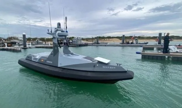 لمحة عن الطائرة البحرية بدون طيار التابعة للجيش الإسباني التي ستحرس مياه مضيق جبل طارق