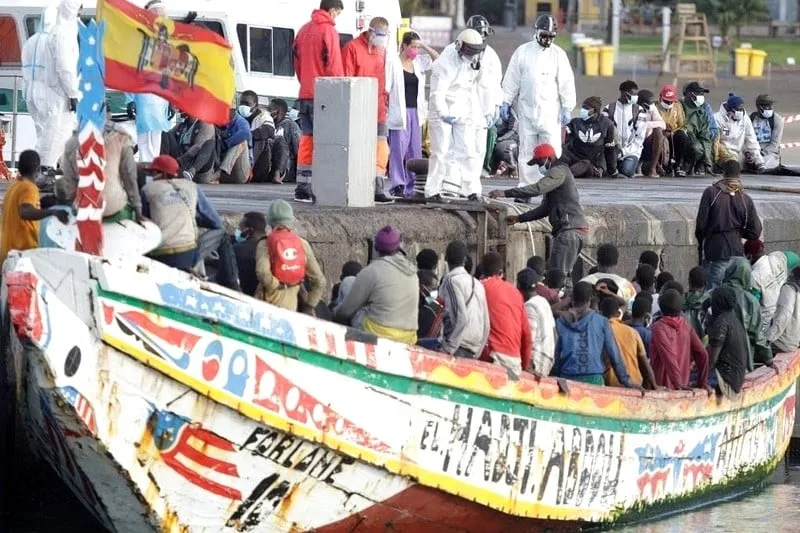 تراجع حاد في تدفقات الهجرة نحو جزر الكناري عبر المسار الأطلسي