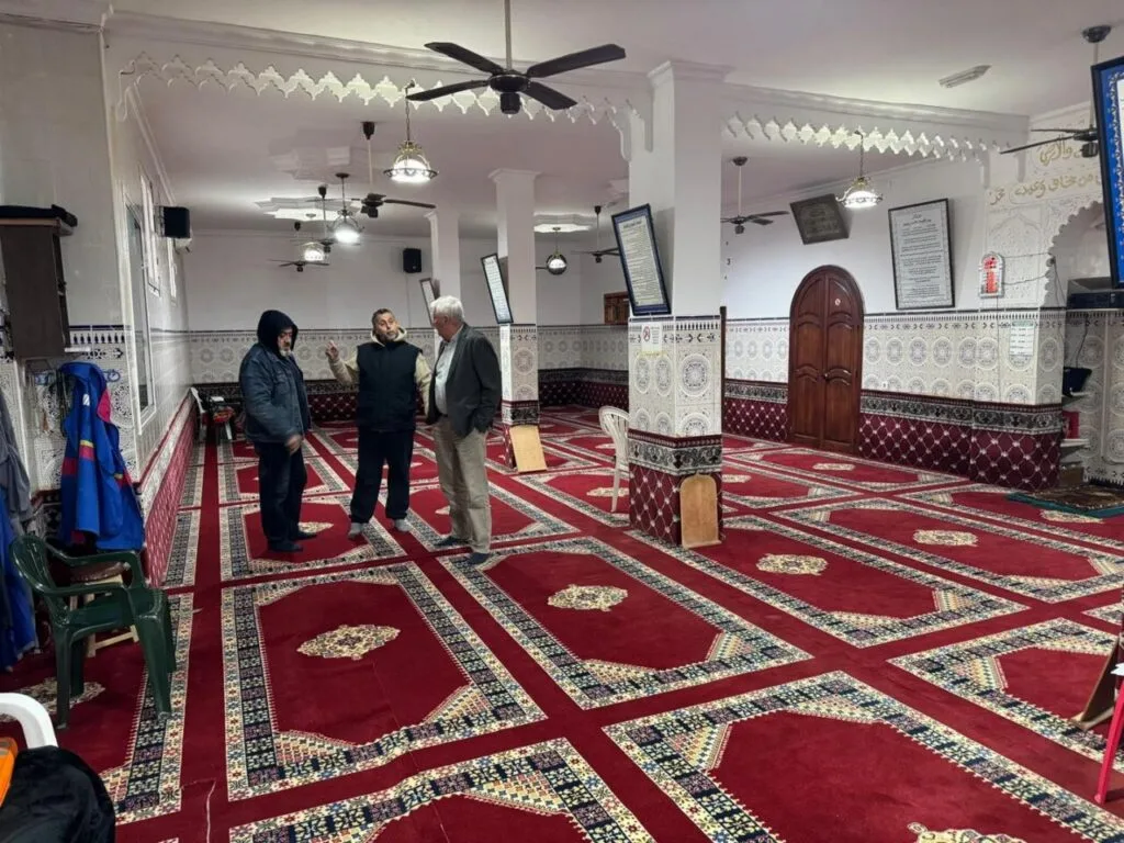 مليلية.. زيارة رسمية لمسجد أبي بكر الصديق بعد تضرره من الفيضانات