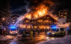 حصيلة إنفجار رأس السنة بسويسرا ترتفع إلى 45 قتيلًا وأكثر من 110 جرحى في مأساة منتجع كرانس-مونتانا