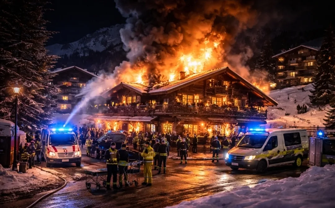 حصيلة إنفجار رأس السنة بسويسرا ترتفع إلى 45 قتيلًا وأكثر من 110 جرحى في مأساة منتجع كرانس-مونتانا