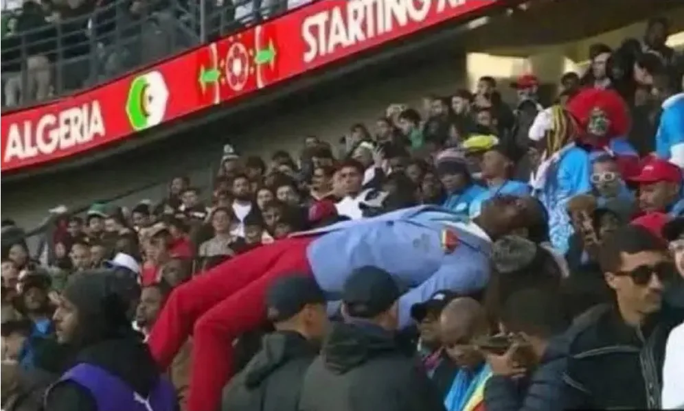 هدف قاتل يُسقط منتخب الكونغو … وانهيار صادم لأشهر مشجع يهز مدرجات كأس إفريقيا بالرباط