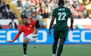 المنتخب النيجيري الشقيق يبهدل أبطال الأوهام منتخب مصر في مباراة الترتيب في “كان” المغرب