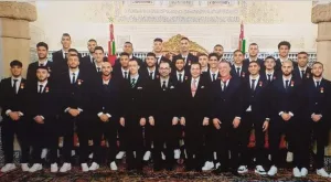 القصر الملكي يستقبل عناصر المنتخب الوطني المغربي