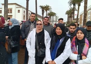 الناظور :     الاتحاد المغربي للشغل يشارك في الوقفة الوطنية لمربيات ومربي التعليم الأولي أمام البرلمان