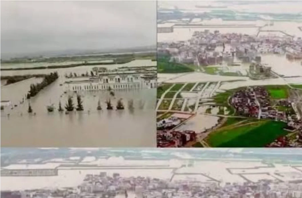 فيضان وادي اللوكوس يشلّ القصر الكبير :     طرق رئيسية خارج الخدمة وحالة استنفار مروري