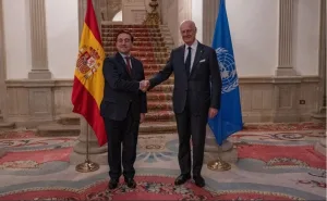 اجتماع ثنائي بين وزير خارجية إسبانيا ودي ميستورا لبحث مستجدات قضية الصحراء المغربية