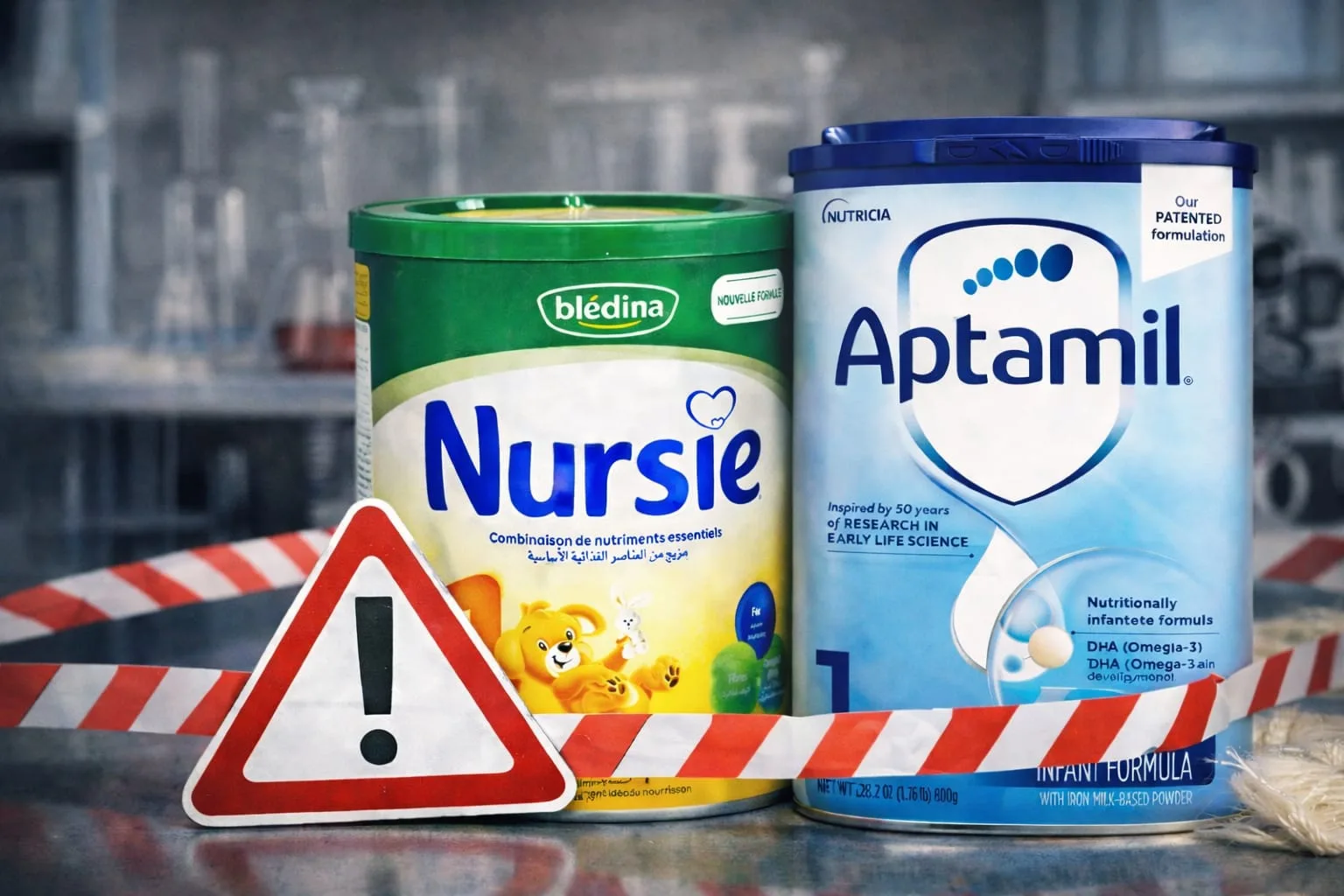 سحب احترازي لدفعات من حليب الرضع في المغرب بعد تحذير من احتمال تلوث بكتيري