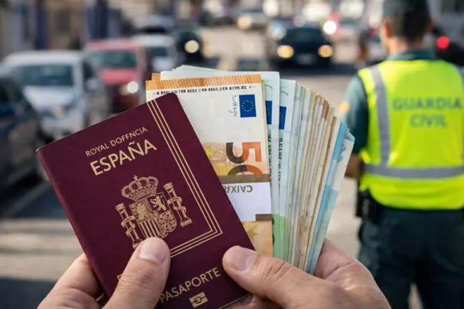 الحرس المدني الإسباني يحذر من نقل مبالغ مالية كبيرة دون تصريح بمعبر سبتة