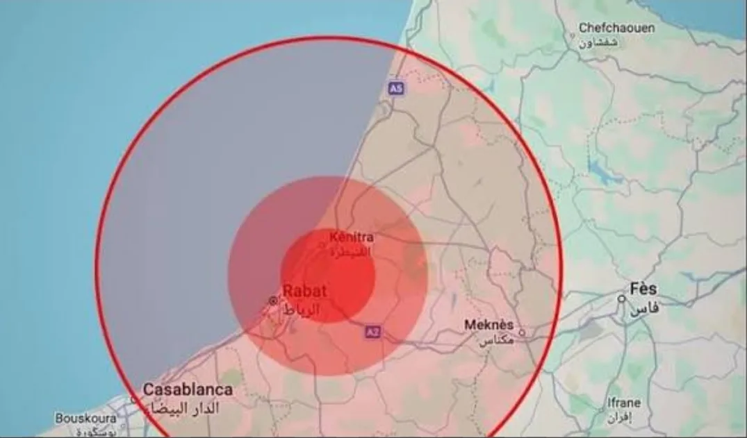 هزة أرضية قوية بالرباط والدار البيضاء وتطوان