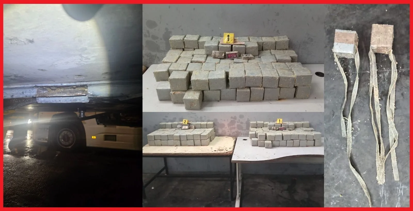 طنجة المتوسط:  إحباط تهريب 181 كيلوغرام من الحشيش على متن شاحنة