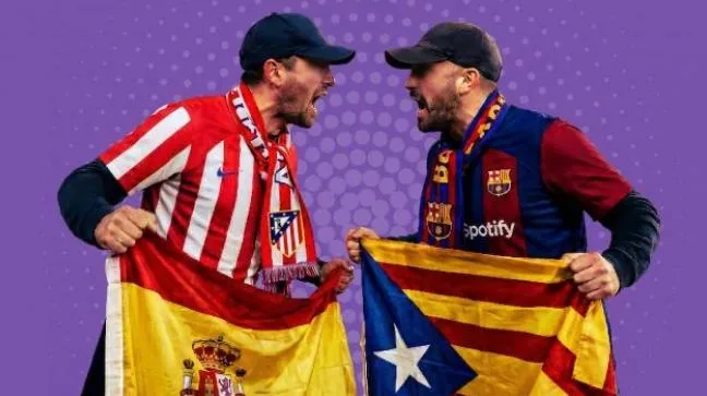 “حرب الرايات والشعارات” تشتعل مجددًا في “مدريد” … مواجهة مشحونة بين أنصار أتلتيكو مدريد وبرشلونة في ليلة أوروبية ساخنة