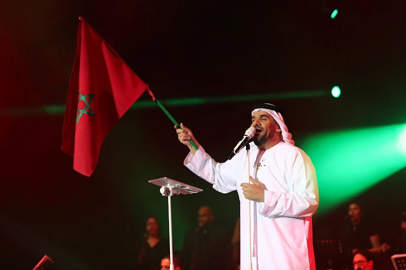 حسين الجسمي يفتتح حضور النجوم العرب بالمسرح الملكي في الرباط