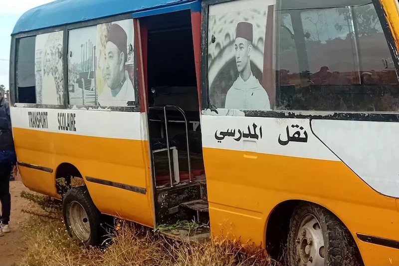 إصابة نحو 20 تلميذا في حادث نقل مدرسي نواحي السوالم