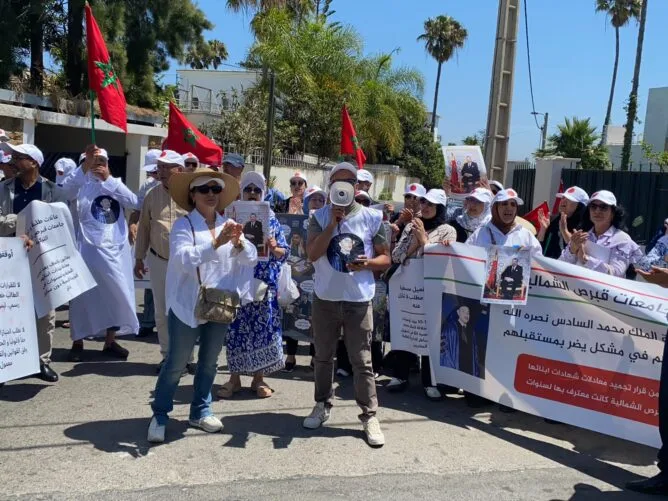 طلبة قبرص الشمالية يحتجون بالرباط للمطالبة بمعادلة شهاداتهم
