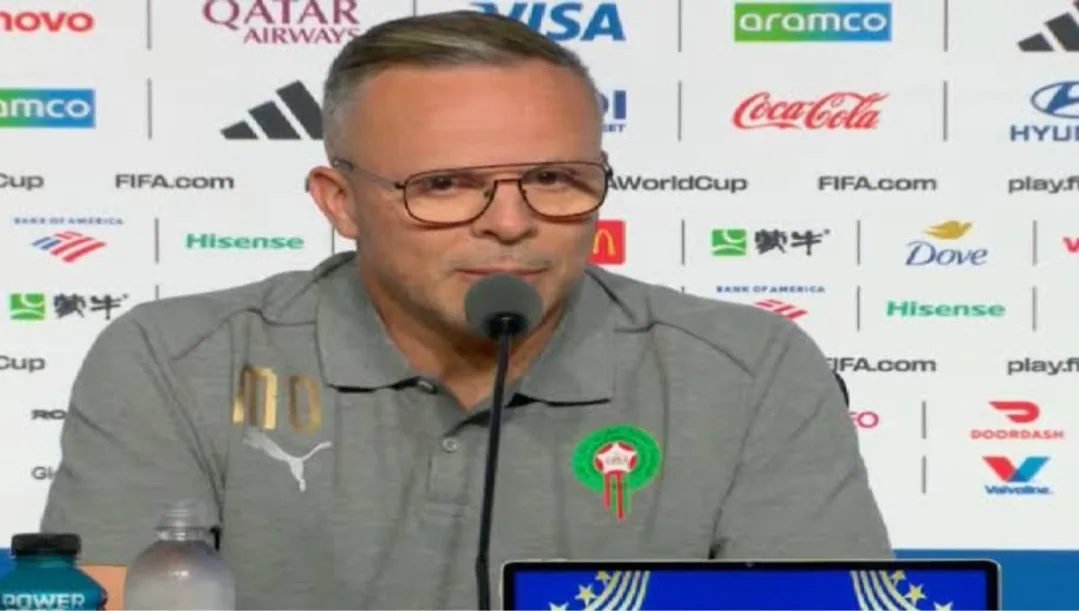 وهبي بعد المباراة المتواضعة أمام هايتي :     لا نخشى أحداً وطموح المغرب هو التتويج بكأس العالم