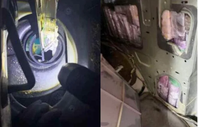 محاولة عبور تنتهي بالاعتقال.. شحنة حشيش ضخمة تسقط في قبضة المراقبة بمعبر باب سبتة بعد إحباط تهريب 120 كيلوغراماً مخبأة داخل تجاويف سيارة