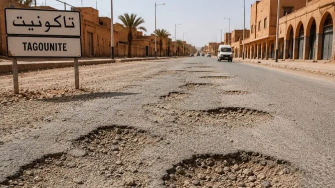 طريق الموت بتاكونيت.. أكثر من عقد من الانتظار لإصلاح الطريق الوطنية 9