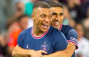 مبابي يتحدى حكيمي قبل موقعة ربع نهائي كأس العالم :     قلت له سنفوز … فردّ بقوة :   بل نحن من سيفوز