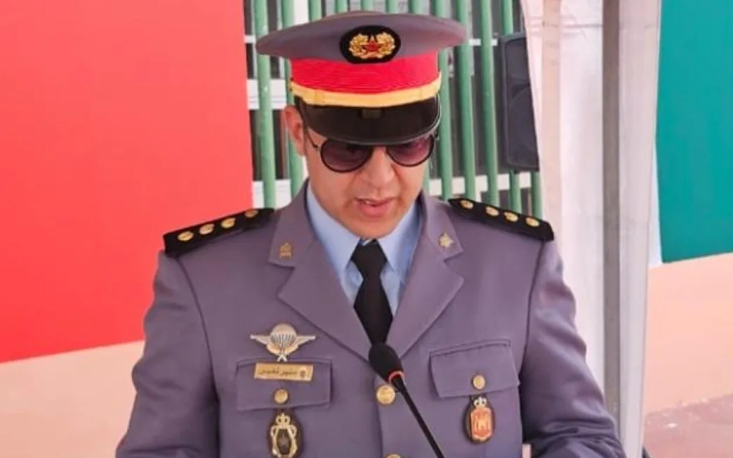 وجدة :     بعد ست سنوات من قيادة سرية الدرك .. نقل النقيب منير نفيس إلى أكادير وتعيين الرائد الشرد القادم من الدار البيضاء خلفًا له