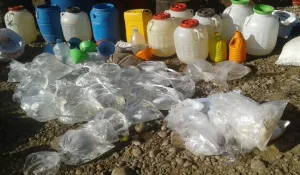 تفكيك ورشة سرية للماحيا بإقليم شيشاوة وحجز 1300 لتر من “ماء الحياة”
