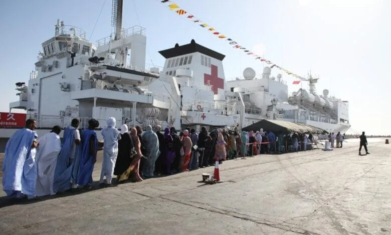 سفينة عسكرية صينية في نواكشوط … العلاج المجاني يخفي سباق بكين على نفوذ غرب إفريقيا
