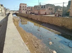 تسربات المياه العادمة تؤرق سكان حي المجد 1 بابن جرير