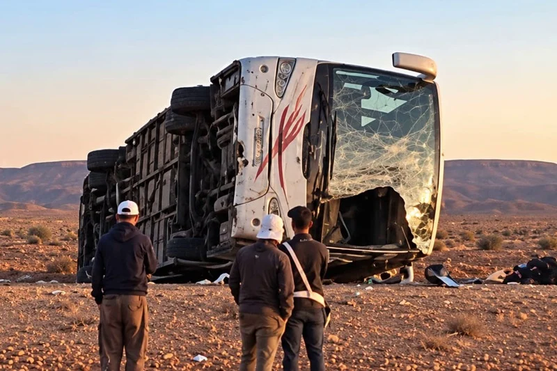 ارتفاع حصيلة فاجعة حافلة زاكورة إلى 5 وفيات والتحقيق يكشف ملابسات الحادث